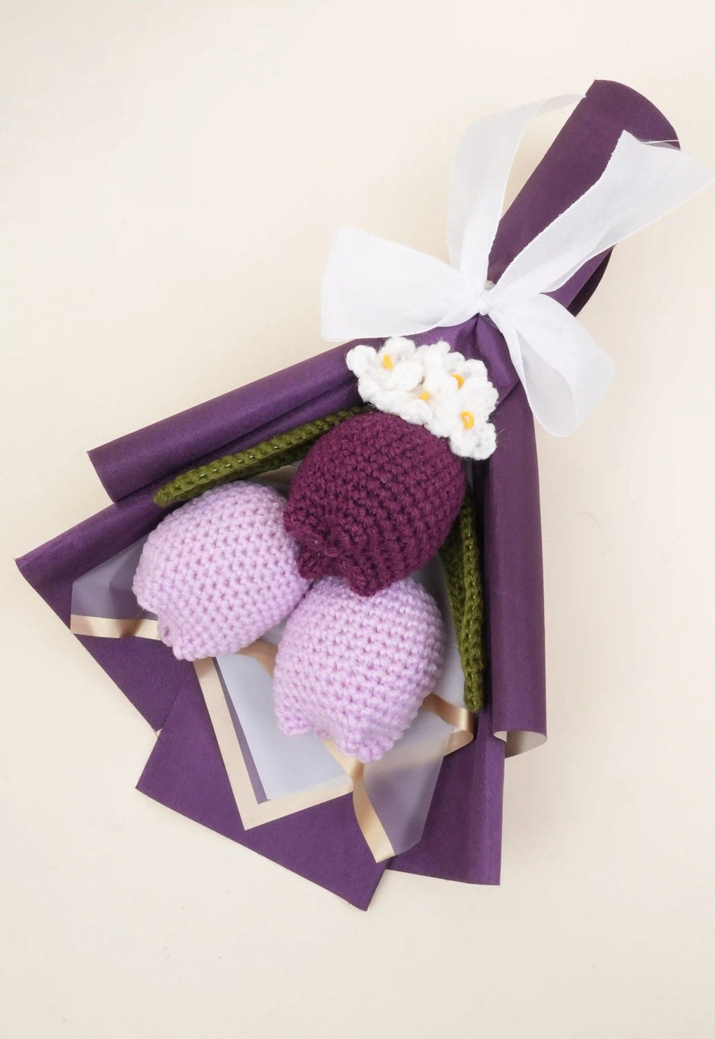 Handmade 3 Tulip Bouquet by Fourloom, photo 7