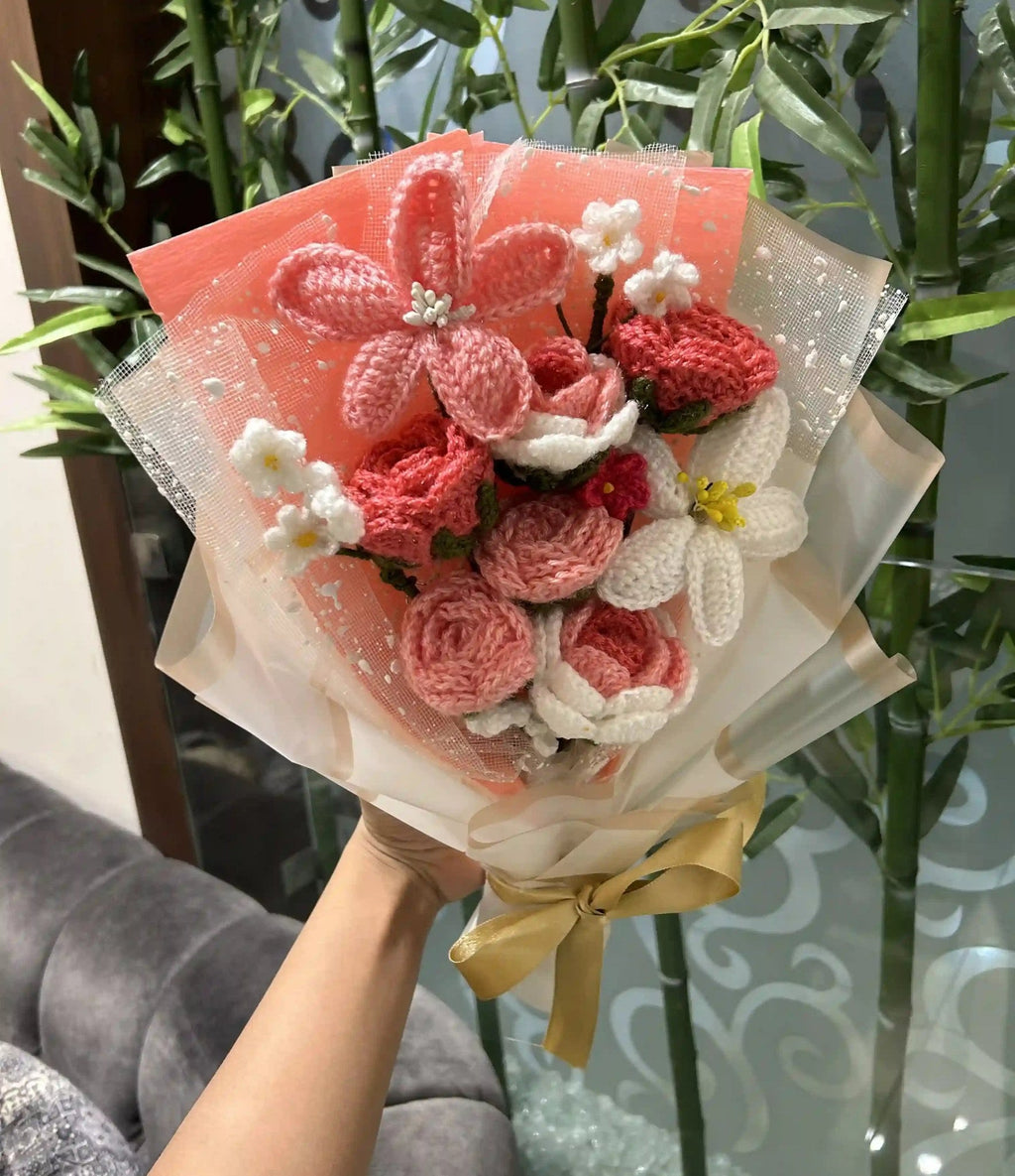 Handmade Biggest Pink Bouquet by Fourloom, photo 3