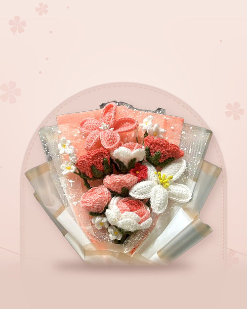 Handmade Biggest Pink Bouquet by Fourloom, photo 1