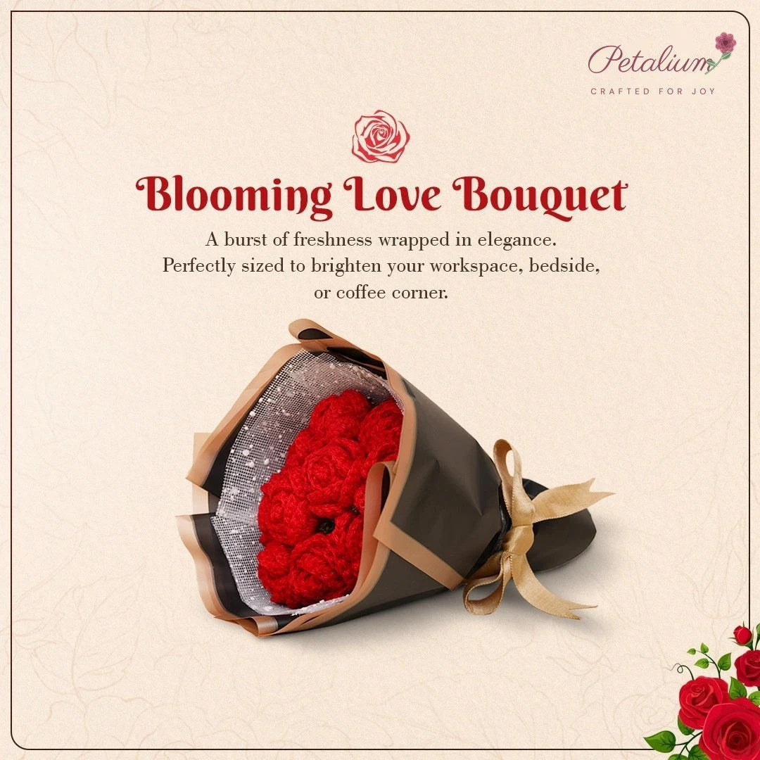 Handmade Blooming Love Bouquet by Fourloom, photo 1