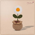 Handmade Daisy Crochet Pot by Fourloom, photo 1