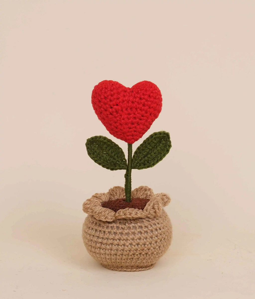 Handmade Heart Crochet Pot by Fourloom, photo 1