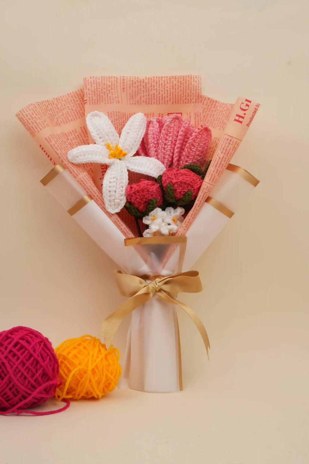 Handmade Jumbo Bouquet with Lily by Fourloom, photo 8