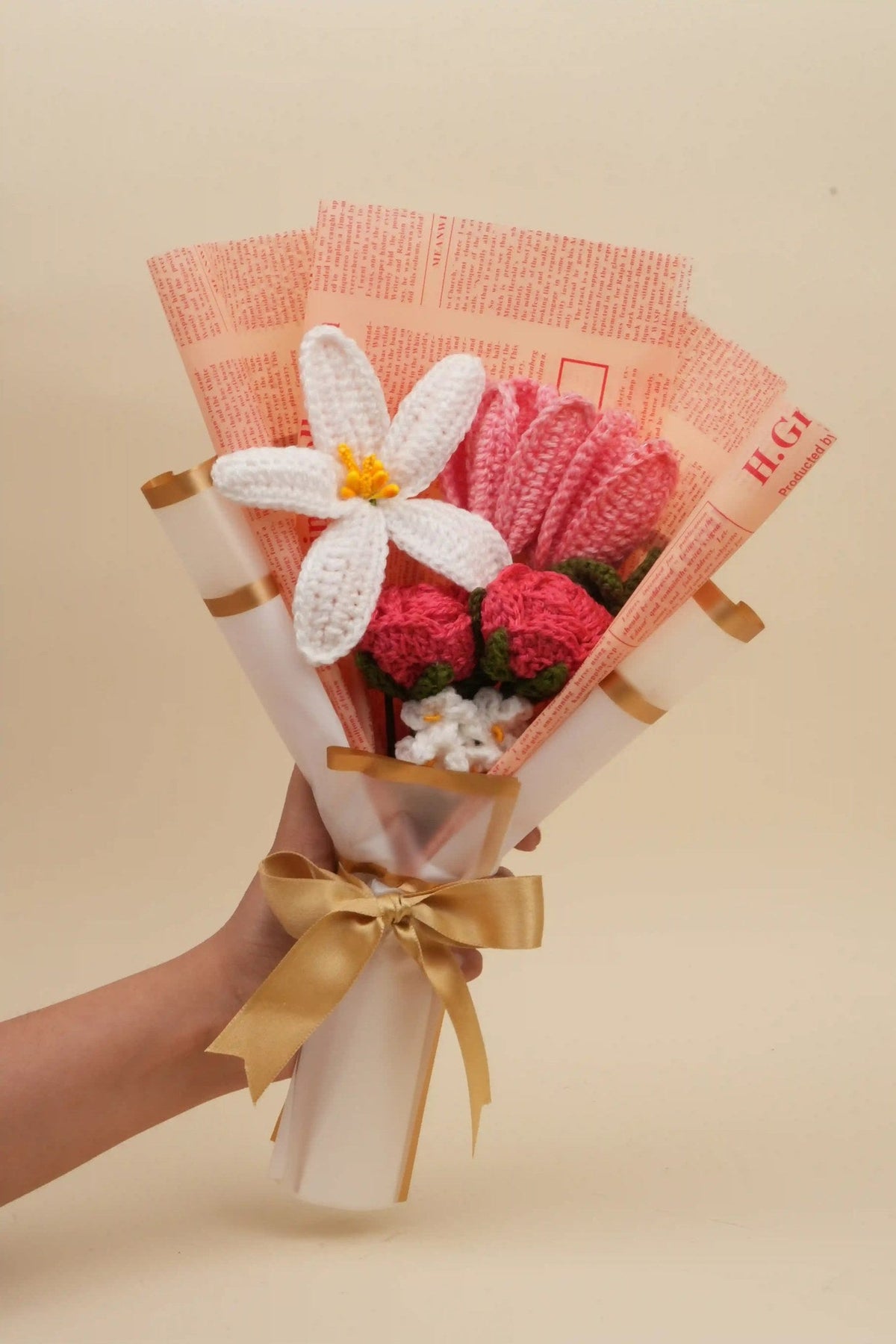 Handmade Jumbo Bouquet with Lily by Fourloom, photo 10
