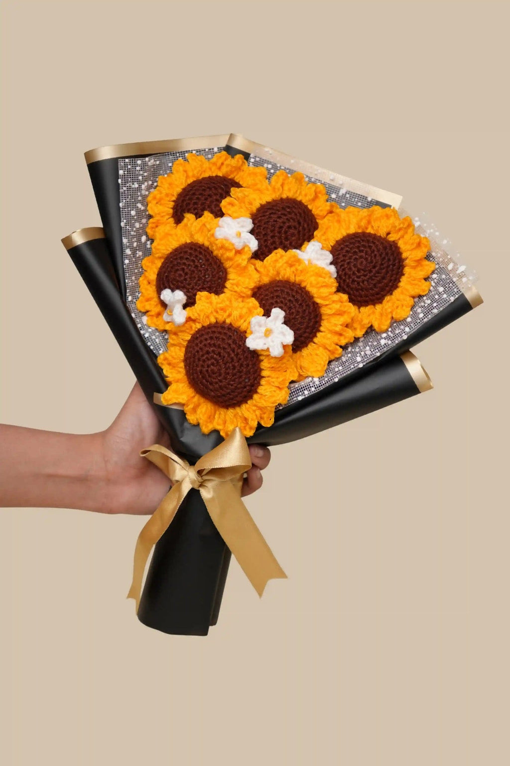 Handmade Jumbo Sunflower Bouquet by Fourloom, photo 1