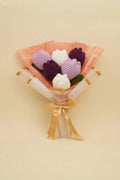 Handmade Lavender Tulip Bouquet by Fourloom, photo 1