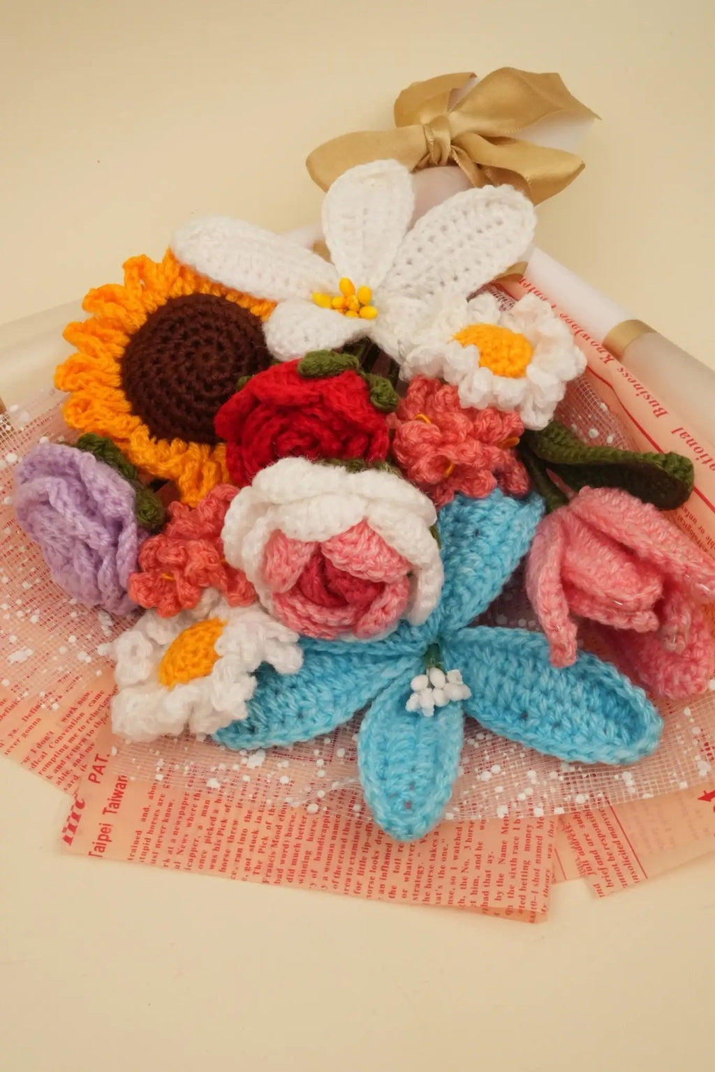 Handmade Mixed Flower Bouquet by Fourloom, photo 4
