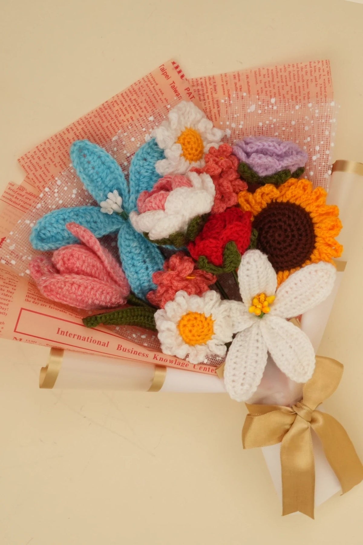 Handmade Mixed Flower Bouquet by Fourloom, photo 5
