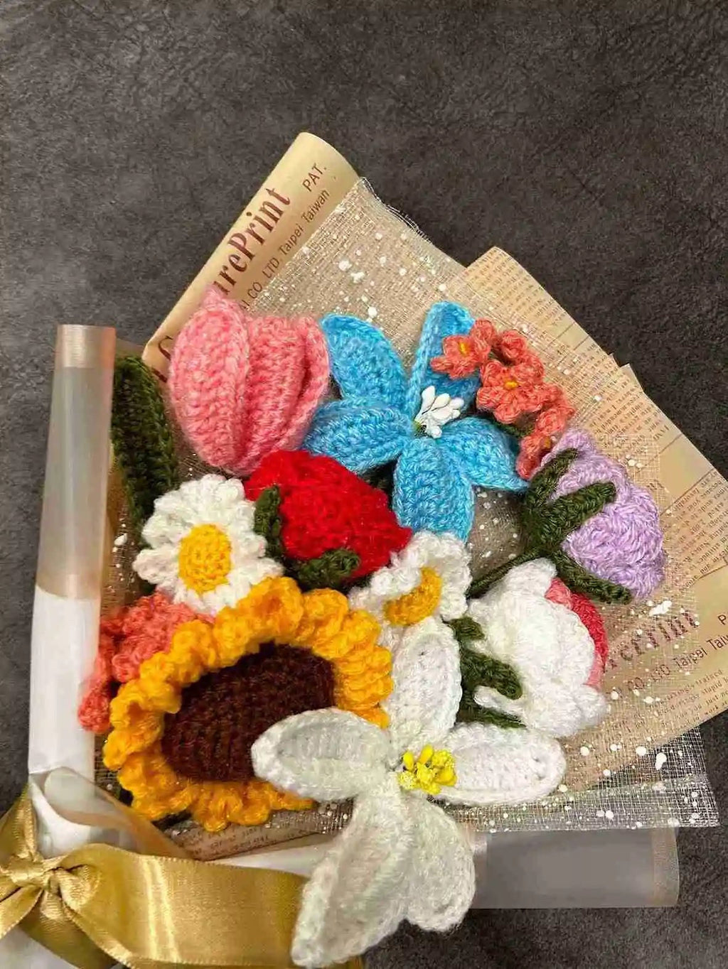 Handmade Mixed Flower Bouquet by Fourloom, photo 7