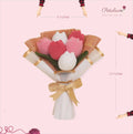 Handmade Pink Tulip Bouquet by Fourloom, photo 1