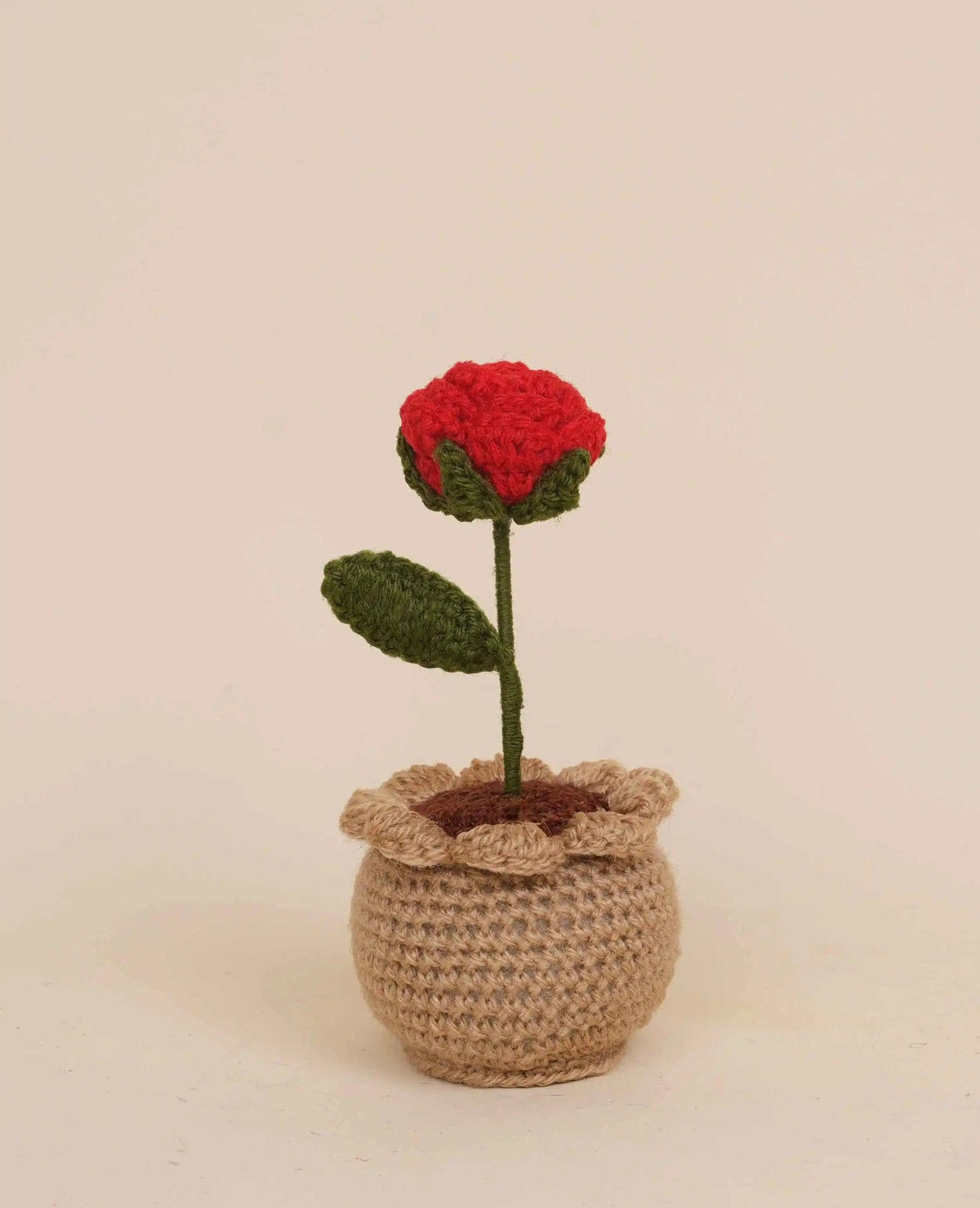 Handmade Rose Crochet Pot by Fourloom, photo 1