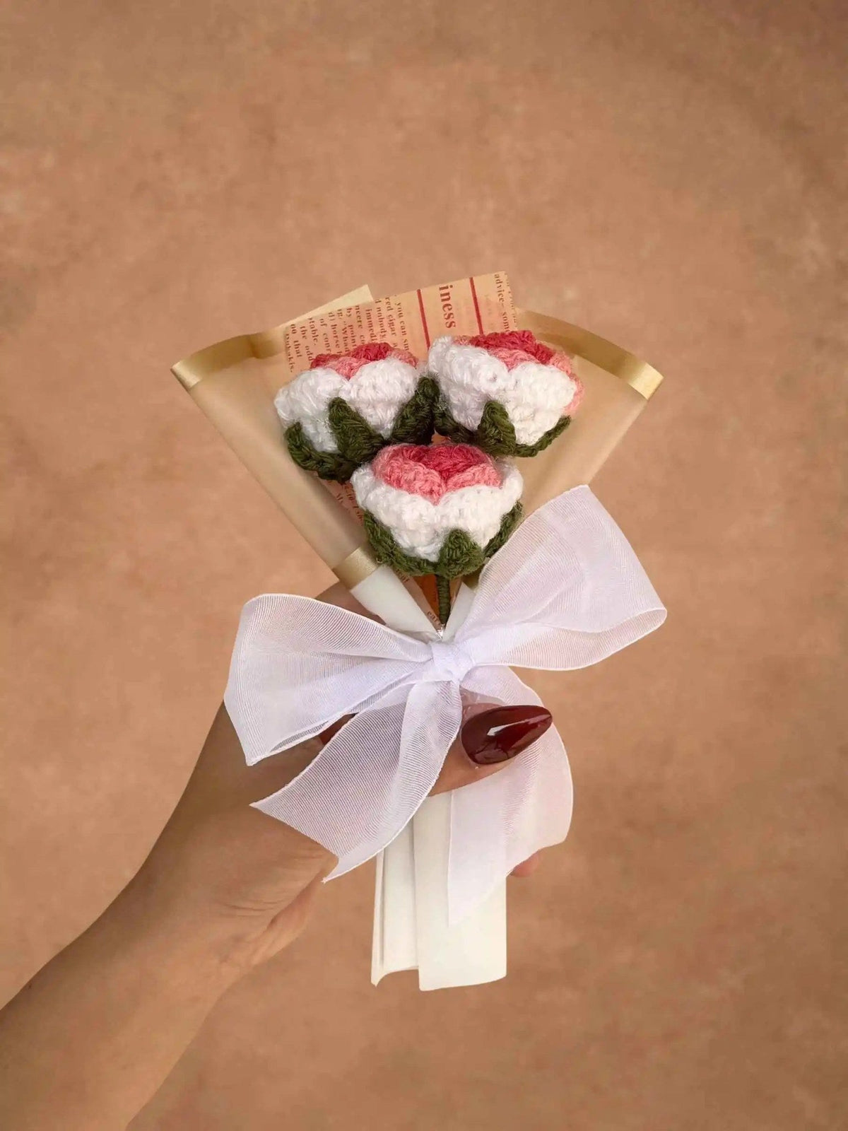 Handmade Shaded Mini Rose Bouquet by Fourloom, photo 1
