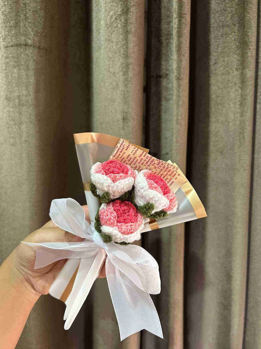 Handmade Shaded Mini Rose Bouquet by Fourloom, photo 2