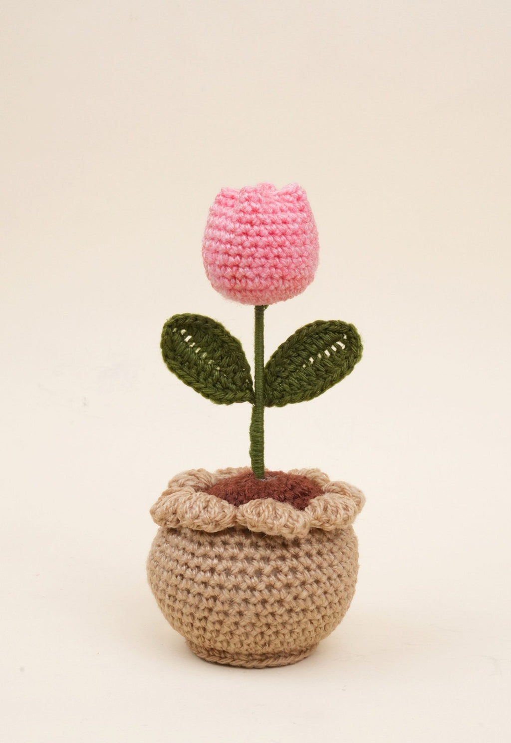 Handmade Tulip Crochet Pot by Fourloom, photo 2