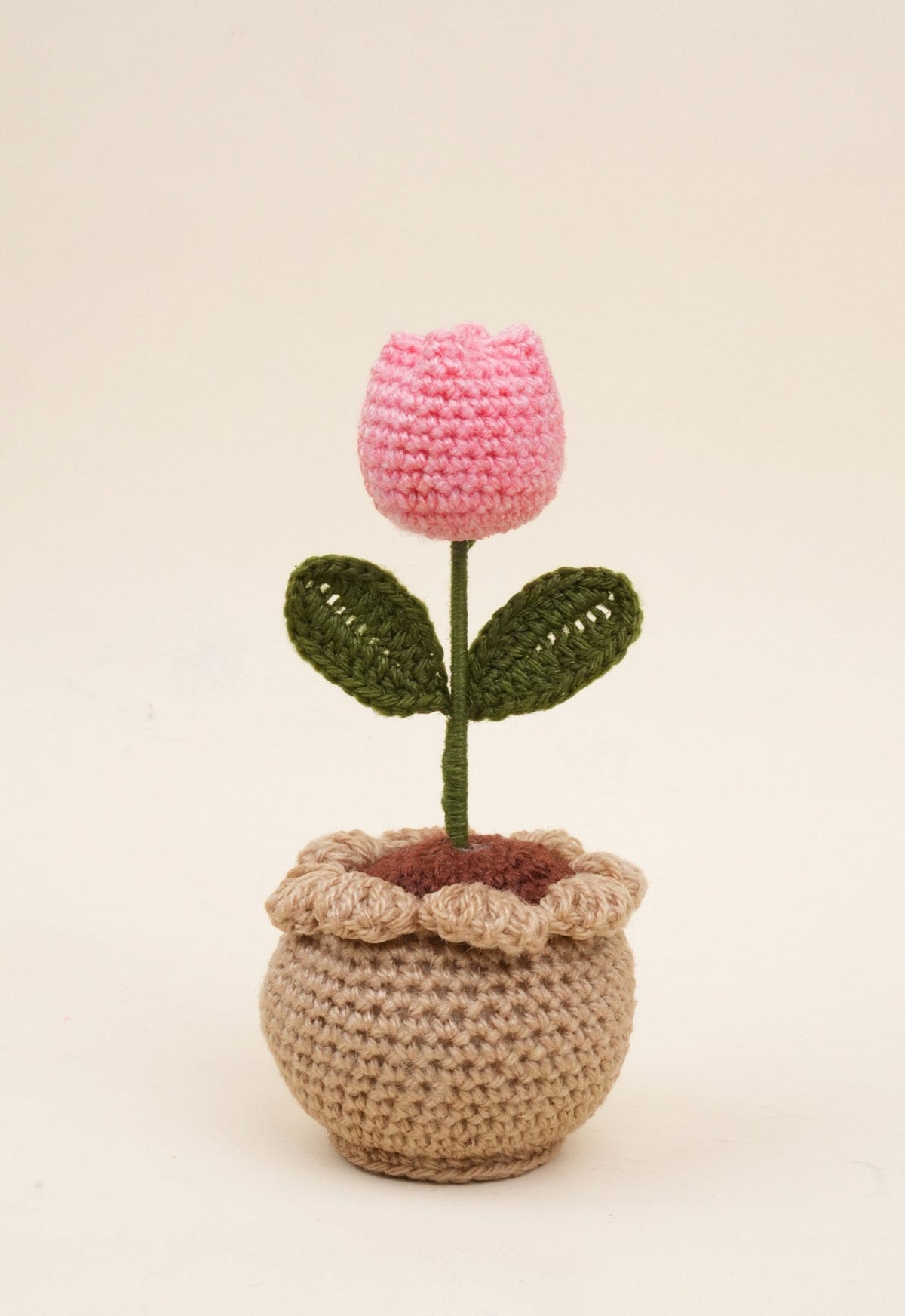 Handmade Tulip Crochet Pot by Fourloom, photo 2